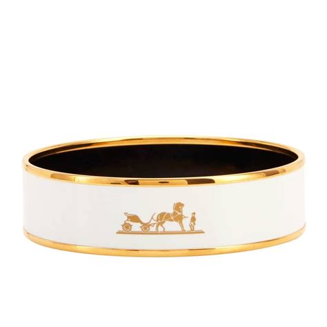 hermes caleche bracelet white|hermes white bracelets.